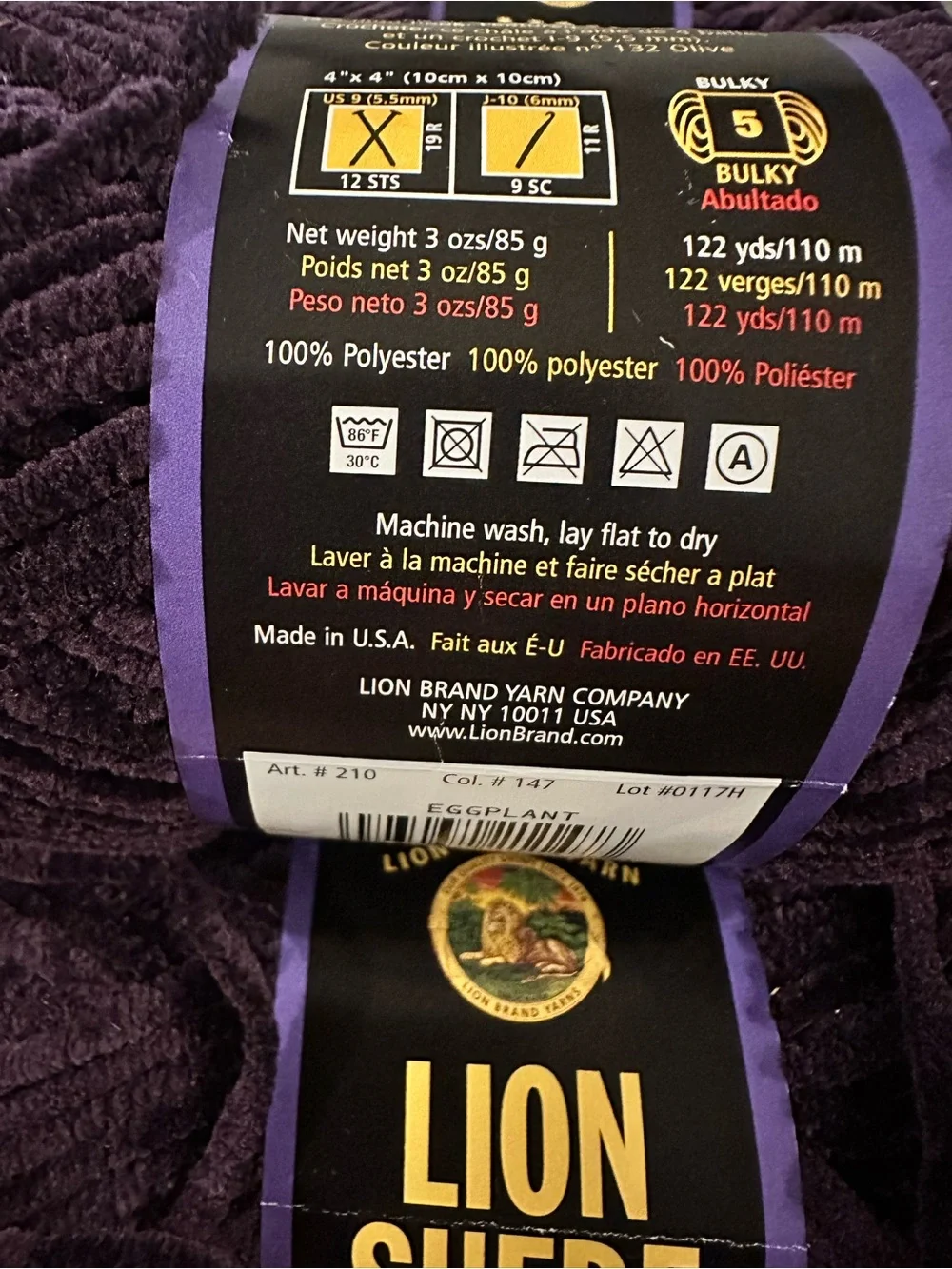 Lion Brand Yarn up sale